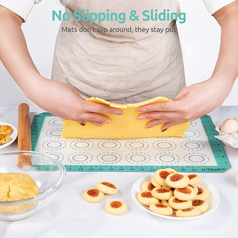 Silicone Baking Mat, Non Stick Macaron Baking Liner for Cookies