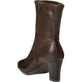 thumbnail image 3 of Aerosoles Womens Cinnamon Faux Leather Comfort Insole Dress Boots, 3 of 5