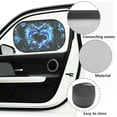 thumbnail image 6 of Yuyamidu Dolphin Sun Shade for Car Window Baby Car Window Sun Shades Hibiscus Automotive Window Sunshades Blue Cling Car Sun Shade for Windows 2 Pack Car Accessories Protection, 6 of 7