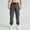 Grey, variant on Mens Elastic Waist Jeans Pants for Seniors Adaptive Mens Pants for Elderly with Zipper Fly Casual Pants Business Fashionable Comfortable Loose Fitting Work Pants