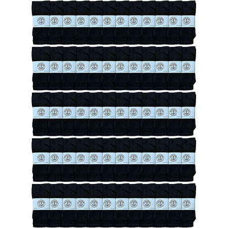 

SOCKS NBULK 60 Pairs Wholesale Bulk Sport Cotton Unisex Kids Crew Ankle Tube Socks 4-6