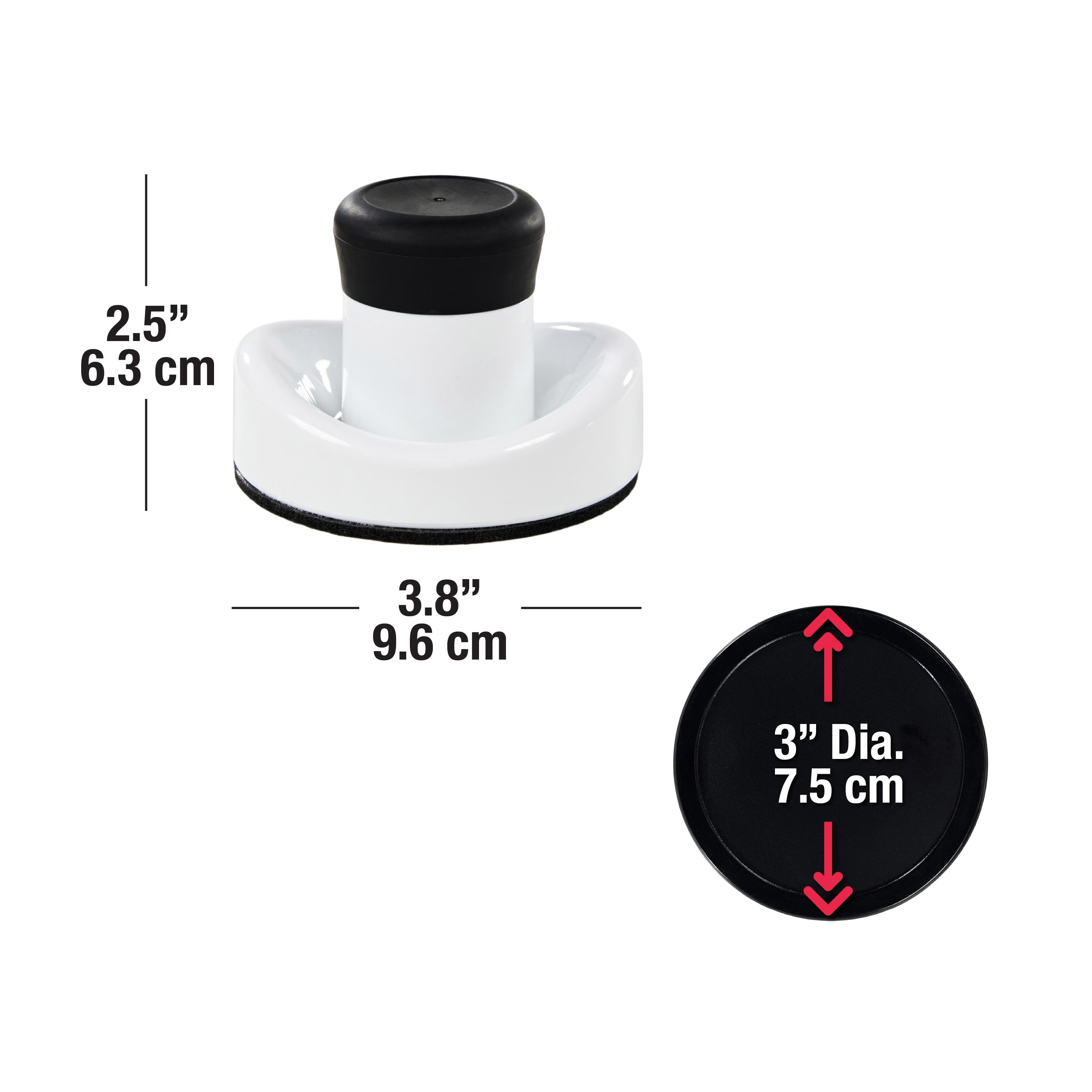 MD Sports Air Hockey Accessories Set with Pushers, Pucks & Replacement Pads