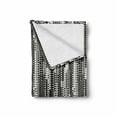 thumbnail image 2 of Black and White Soft Flannel Fleece Blanket, Modern Geometric Square Triangle Circle Monochrome Futuristic Minimalist, Cozy Plush for Indoor and Outdoor Use, 70" x 90", Black White, by Ambesonne, 2 of 6
