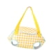thumbnail image 1 of Bolsa de transporte para gatos, bolso de hombro para mascotas, bolso de mano Cuadrícula amarilla, 1 of 9