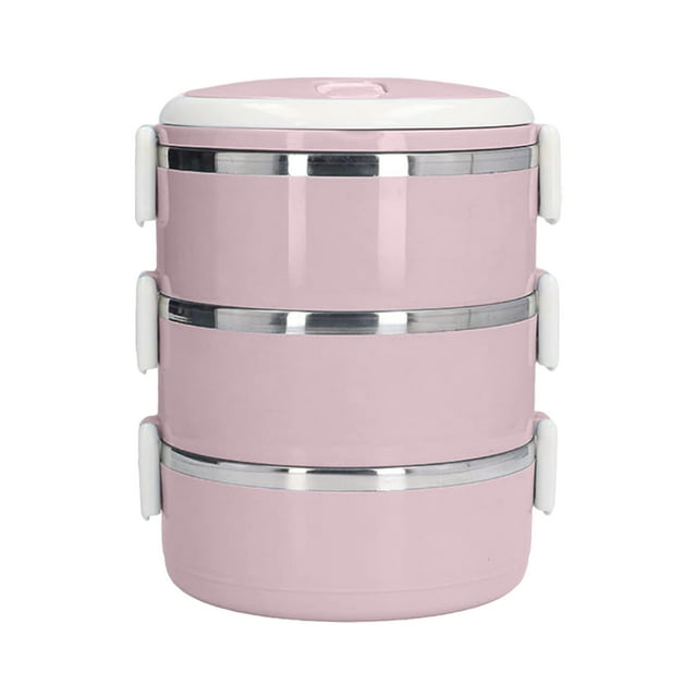 Stainless Steel Lunch Box Fresh-keeping Box Multi-layer Plastic Student Insulation Lunch Box
