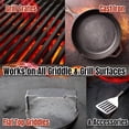 thumbnail image 2 of Black Diamond Stoneworks Griddle & Grill Cleaner – Flat Top Griddle Cleaner, Non-Caustic, Food-Contact Safe, Unscented, Residue-Free, Stainless & Cold-Rolled Steel, 32 fl oz (32), 2 of 6
