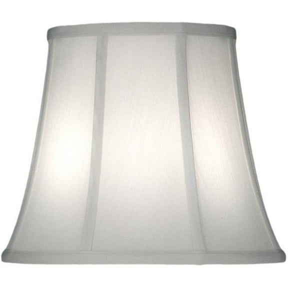 Stiffel ST10 12 in. Softback Brass Ring Bell Lamp Shade, Ivory Shadow