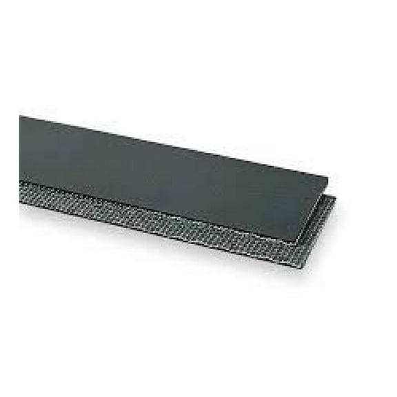 6 Inch Wide PVC 120 Cover One Side Black Conveyor Belt (25 Foot Length)