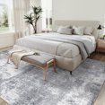 thumbnail image 3 of BERTHMEER Large Area Rug 8'x10' Abstract Living Room Vintage Washable Indoor Non-Slip Rugs for Kitchen Bedroom Dining Room,Gray, 3 of 7