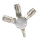 thumbnail image 3 of Divisor De La Manguera De Aire De 3 Vías Del Conector De La Manguera De Aire, Colocaciones Femeninas Del Compresor De Aire De La Junta Sunnimix Colector de manguera de aire de 3 vías, 3 of 6