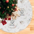 thumbnail image 5 of FMSHPON Little Mom Koala Xmas Christmas Tree Skirt Stand Mat for Holiday Party Decoration Indoor Outdoor 48 inches, 5 of 6