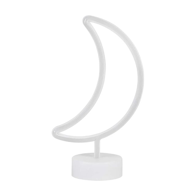 TIMIFIS Moon Neon Light Round Base Battery LED Modeling Lamp Neon Lamp Wholesale Home Decoration Decoration Lamp String Christmas Lighting Christmas Decoration Supplies