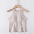 thumbnail image 2 of XDIAHBPL Camisole Tops For Women Neck Hanging Vest With In Chest Cushion For Wearing On The Outside And Small Straps For Wearing On The Inside Tank Tops, 2 of 4