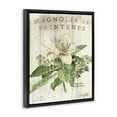 thumbnail image 2 of Stupell Industries French Magnolias In Spring Jet Black Framed Floating Canvas Wall Art, 24x30, by Sue Schlabach, 2 of 5