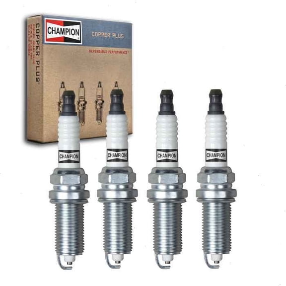 4 pc Champion Copper Plus Spark Plugs compatible with Lexus ES300h 2.5L L4 2013-2018