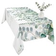 thumbnail image 2 of Eucalyptus Leaves Table Cloth Waterproof Tablecloths, Spring Summer Farmhouse Botanical Tablecloth Dining Table Cover for Kitchen Party Tabletop Outdoor, Rectangle Tablecloth 60x120 Inch, 2 of 9