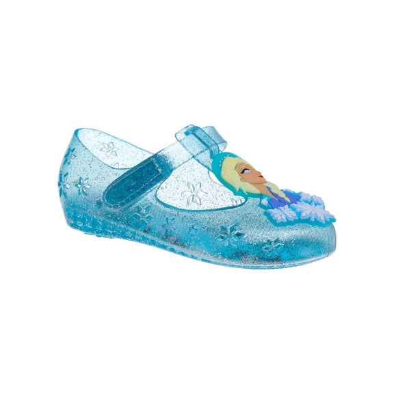 Disney Frozen II Hook and loop closed-toe Toddler jelly sandals - Blue, 7