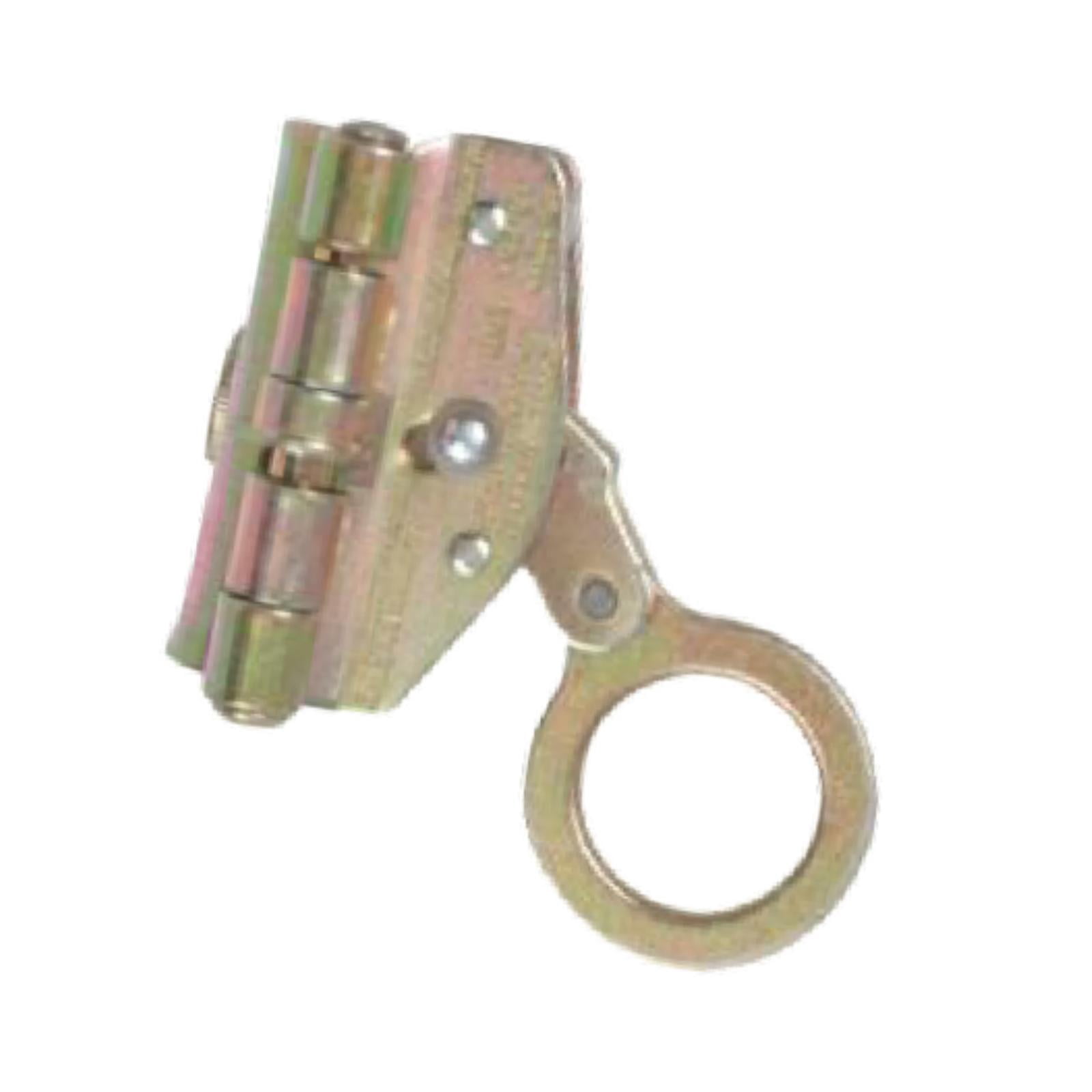 Wswqop Climb Self Locking Rope Grab Alloy Steel Stopper Removable Sturdy Blocker Arrest Style A