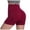 a29-Wine, variant on KPOPLK Biker Shorts for Women High Waist - 8" Workout Shorts with Inner Pocket Yoga Spandex Gym Running Shorts,Wine,Size XL