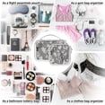 thumbnail image 7 of Grey Grapes Makeup Bags Set Travel Toiletry Bags Portable Cosmetic Bags Organizer Waterproof 2 Packs, 7 of 7
