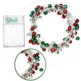 thumbnail image 3 of Guirnalda de luces navideñas, funciona con pilas, guirnalda de luces de hadas, alambre de cobre, luz decorativa, 20 pies, 60 LED Namotu WMZY-1090, 3 of 7