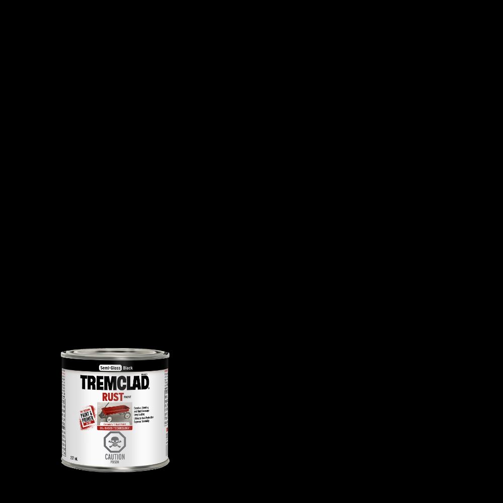TREMCLAD OilBased Rust Paint In SemiGloss Black, 237 mL Walmart Canada