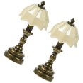 thumbnail image 2 of 2Pcs Doll House Table Lamp Miniature Bedside Lamp Model Miniature Table Light Model Miniature Lamp, 2 of 8
