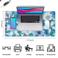thumbnail image 5 of Long Mouse Pads for Desk,Pioneer Flower Floral Print Pattern Desk Mats on Top Of Desks, Desk Mouse Pad Extra Large with 3mm Non-Slip Base and Stitched Edge for Gaming,Office,Work,Home 31.5"x15.7", 5 of 6