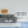 thumbnail image 2 of Elegante Juego De Cesta De Frutas De Escritorio Y Reloj Digital Multiusos Para Oficina En Casa Moderna Con Pantalla Grande Y Funciones De Temperatura Y Humedad., 2 of 8