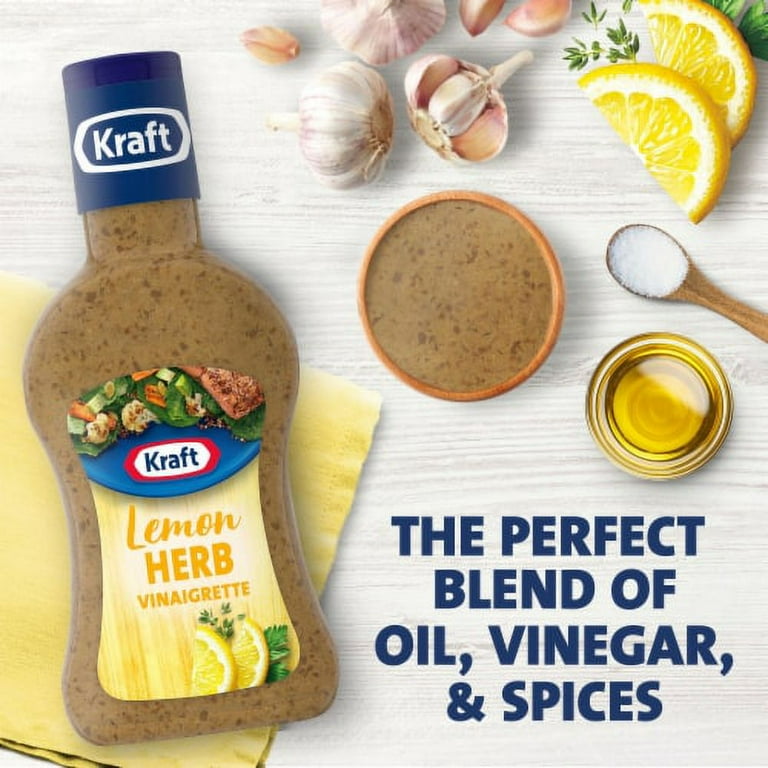 Kraft Lemon Herb Vinaigrette Salad Dressing - Walmart.com