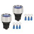 thumbnail image 2 of Engine Start Ignition Switch  SPST Push Button Starter Switch Momentary DC12V 50A for RVs Yachts Boats Racing Cars Trucks, 2 of 8