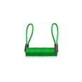 thumbnail image 2 of braveheart Steel Wire Strip Rope for Protection Metal Port Small Compact Lightness Strips Utility Helmet Motorcycle Disc Brake Lock Green, 2 of 6
