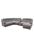 thumbnail image 2 of Sala Modular 6 piezas con porta vasos Marise - Gris Claro, 2 of 5