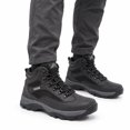 thumbnail image 3 of Waterproof Hiking Boots for Men Lightweight Ankle High Lace Up Outdoor Trail Walking Shoes Padded Collar Comfort Non Slip Outsole, 3 of 8