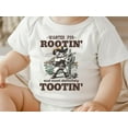 thumbnail image 2 of Wanted for rootin and most defintely tootin' Baby Bodysuit ,Funny New Born New Parent Baby Onesie®, New Mom Gift, Baby Shower Gift , Short Sleeve Tee Bella, 2 of 9