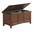thumbnail image 3 of Carolina Classics Aura Solid Wood Blanket Storage Chest in Elm, 3 of 4