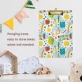 thumbnail image 6 of FMSHPON Cartoon Ruler Pencil Flower Clipboard Hardboard Wood Nursing Clip Board and Pull for Standard A4 Letter 13x9 inches, 6 of 7