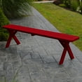 thumbnail image 1 of A &amp; L Furniture Yellow Pine Cross Legged Picnic Table with 2 Benches, 1 of 2
