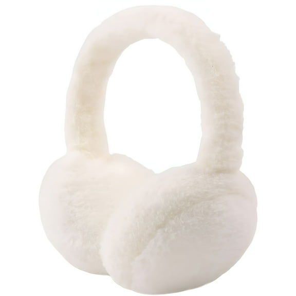TELOLY Fluffy Ear Muff for Women Plush Foldable Earmuffs Kids Winter Earmuffs Girls Boys Cold Weather Ear Warmer