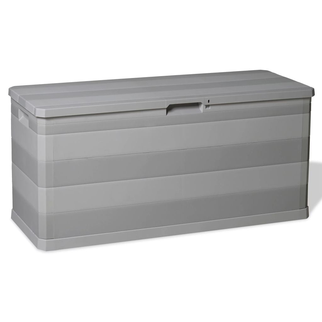 Indoor/Outdoor Rattan Effect Garden Storage Box Plastic Toomax Cushion Box 420L 