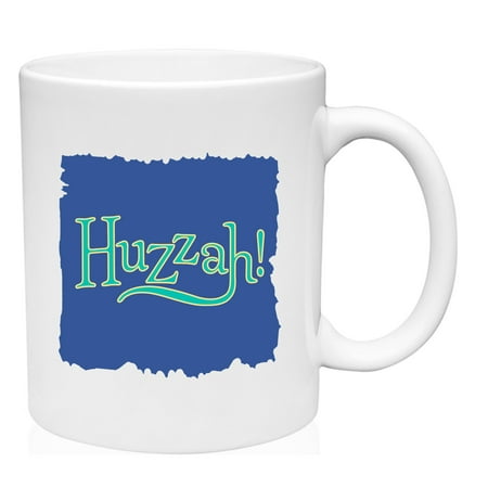

Huzzah! Mug Ceramic Coffee Mug Funny Gift Cup