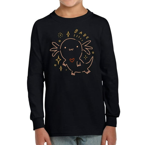 Boho Baby Axolotl Long Sleeve Toddler -Image by Shutterstock,  2 Toddler