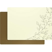 Royalty Art Ivory Cork-Backed Placemats - Set of 4, 16 X 11 X 1