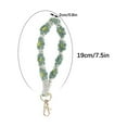thumbnail image 2 of Pompotops Clearance Sales Bohemian Handwoven Flower Keychain Clashing Color Keychain Bracelet Pendant Phone Chain, 2 of 7