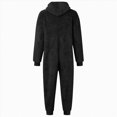 thumbnail image 5 of Paguaki Boys Hooded Jumpsuit Winter Warm Soft Plush One-Pieces Long Sleeve Romper Solid Color With Pockets Toddler Kids Playwear Onesie, 5 of 5