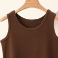 thumbnail image 4 of Xuyuer Womens Loose Fit Casual Flowy Tank Tops Round-Neck Trendy Sleeveless Summer Tops Clothes Outfits 2026 Top Loose Fit Basic Tunic Shirts Comfy Solid Regular Tank Tops, 4 of 5