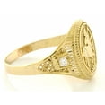 thumbnail image 3 of 10k Solid Yellow Gold Zodiac CZ Ring - Sagittarius, 3 of 5