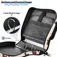 thumbnail image 4 of FORMRS Zipper Binder with Shoulder Strap 2-inch Ring 500 Sheet Capacity File Bag, Christmas Forest, 4 of 5
