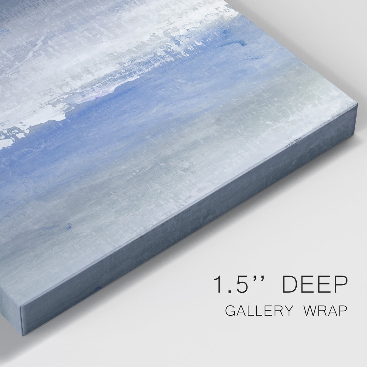 Soft Solace Indigo Premium Gallery Wrapped Canvas - Ready to Hang - 24 x 36