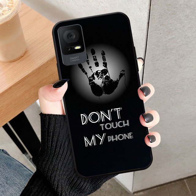 For TCL 405 Case Cover TCL405 6.6" Shockproof Phone Cases For TCL 406 TCL 408 405 T506D Black Silicone Back Cover Bumper Shell 12 For TCL 406